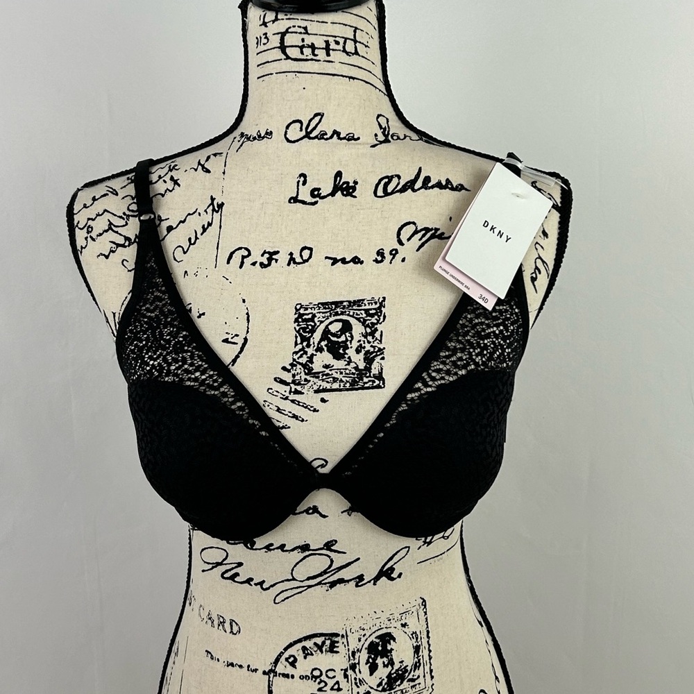 NEW DKNY Plunge Underwire Bra Women's 34D - Picture 3 of 6